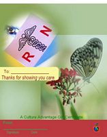 Butterfly nurses gift carc